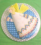 Christmas Angel Cake by ginas-cakes