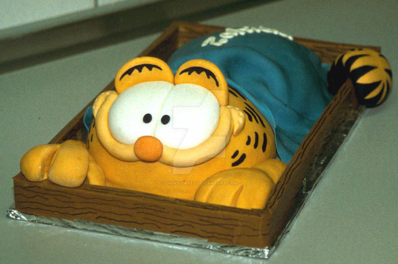 Garfield Cake by ginas-cakes on DeviantArt