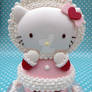 3D Hello Kitty Cake