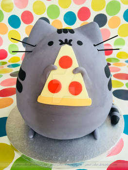 Pizza Cat Cake