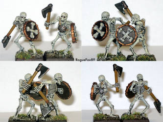 Skeletons Armed With Hatchets