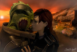 FemShep x Thane- Meet You Across The Sea