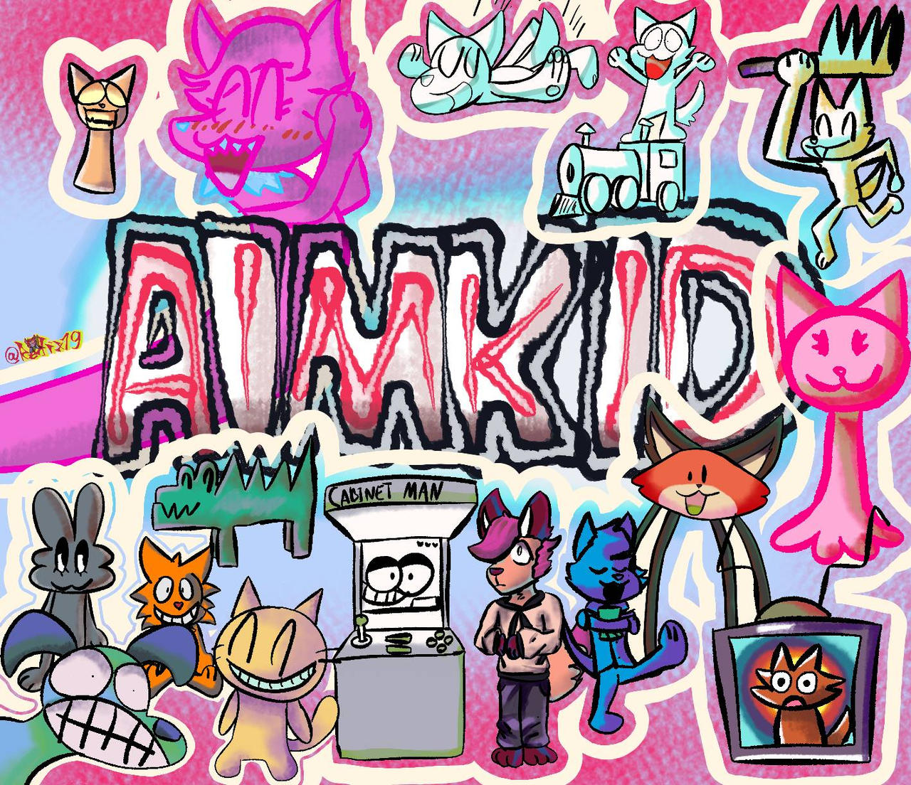 Aimkid Modift Aimkid poster art by Catmeoww13 on DeviantArt