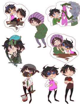 Commissions: Once-ler Askblog Stickers