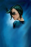 Vanishing in Blue - AEONFlux by JoyfullExplosion