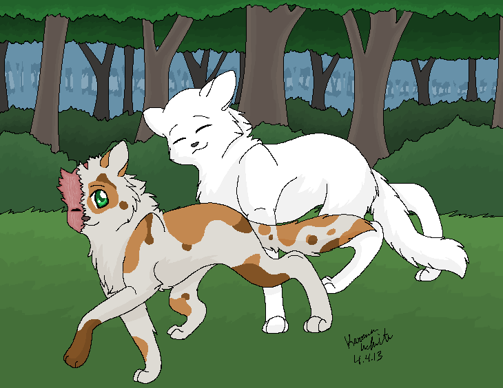 Brightheart and Cloudtail