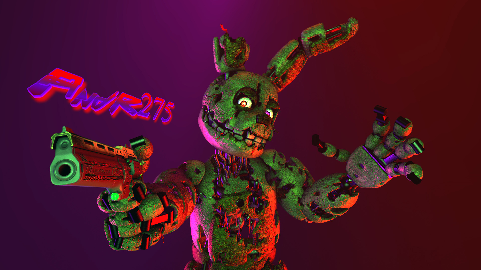 New FNaF 1 Models by Miles9659 on DeviantArt