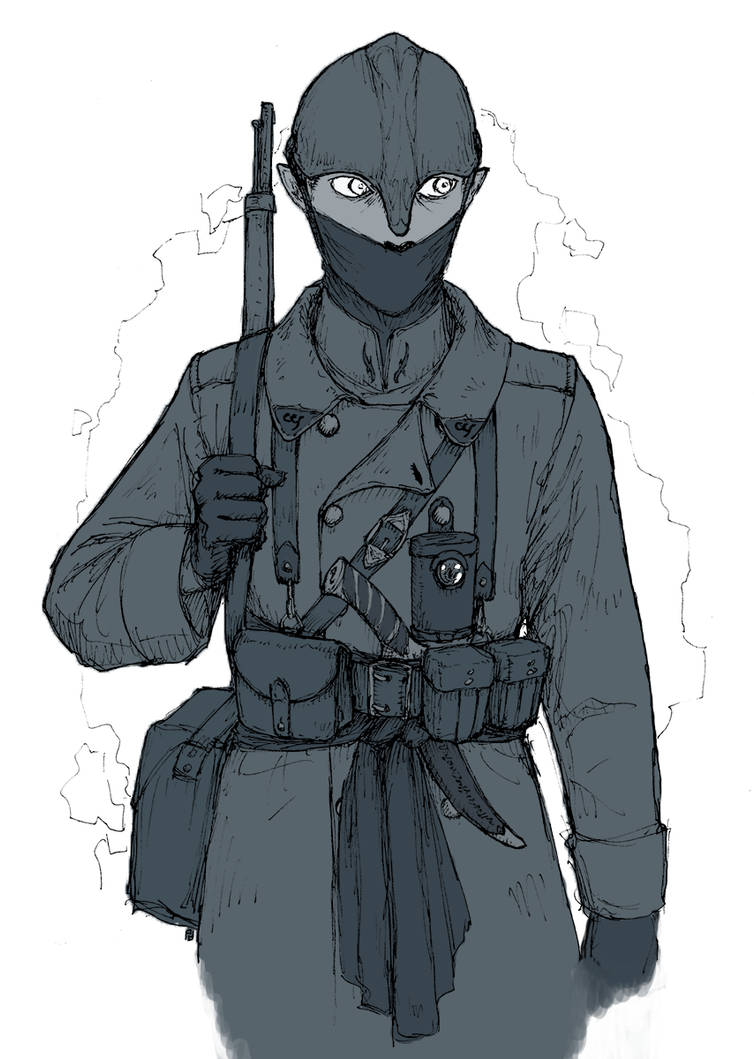 Elven rifleman by Iodiner on DeviantArt