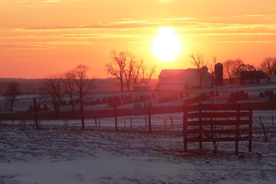 Amish Sunset