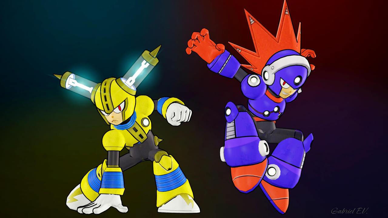 Fuse Man Rabbit Fuse man y Blast man by PericoVerde on DeviantArt
