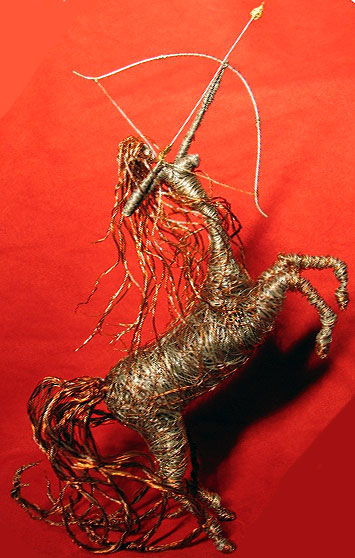 Female Centaur in Wire