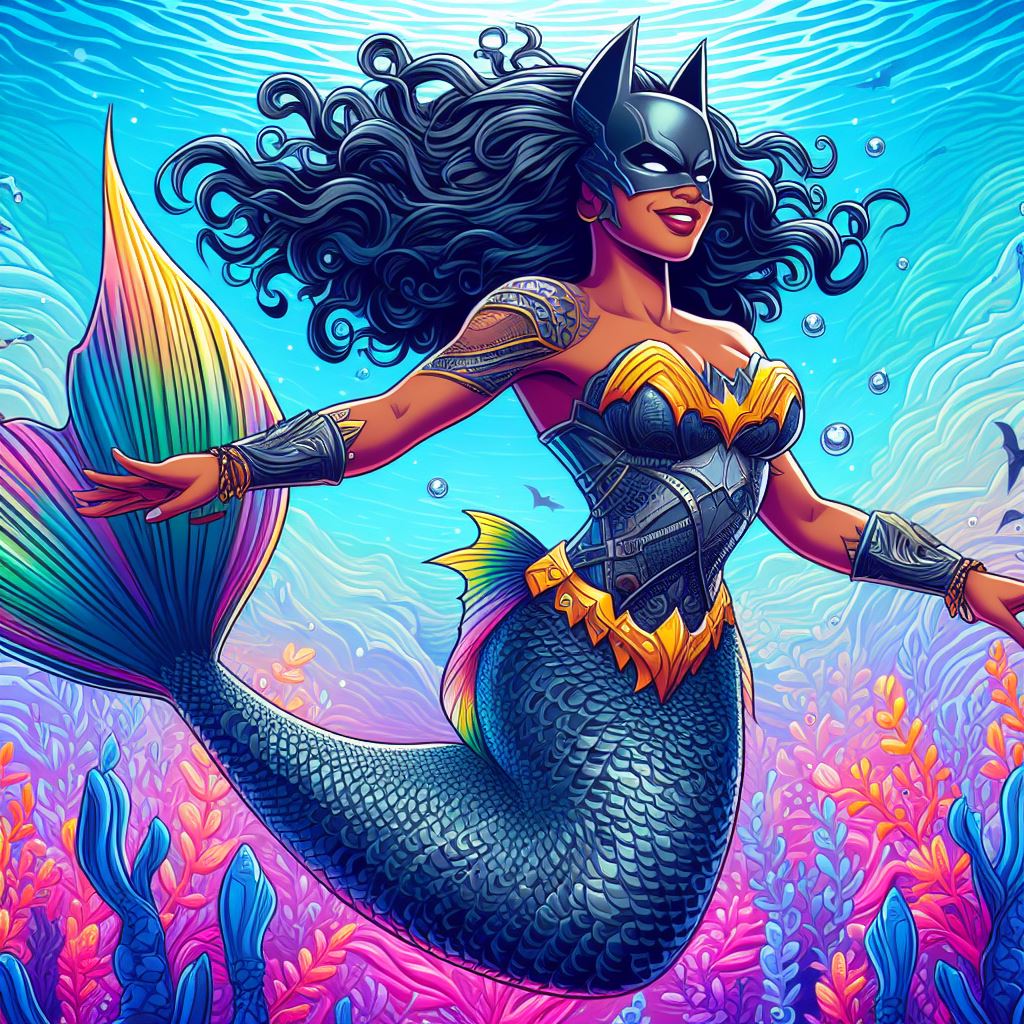 Mermen Batman Deviantart Batman becomes a Mermaid (TGTF) by Amandalefey on DeviantArt