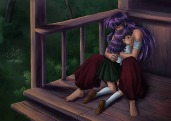 Inuyasha and Kagome - Collaboration with Cati