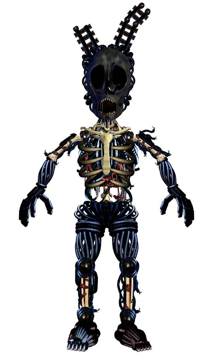 funtime springtrap endoskeleton V2 by thespringer666 on DeviantArt