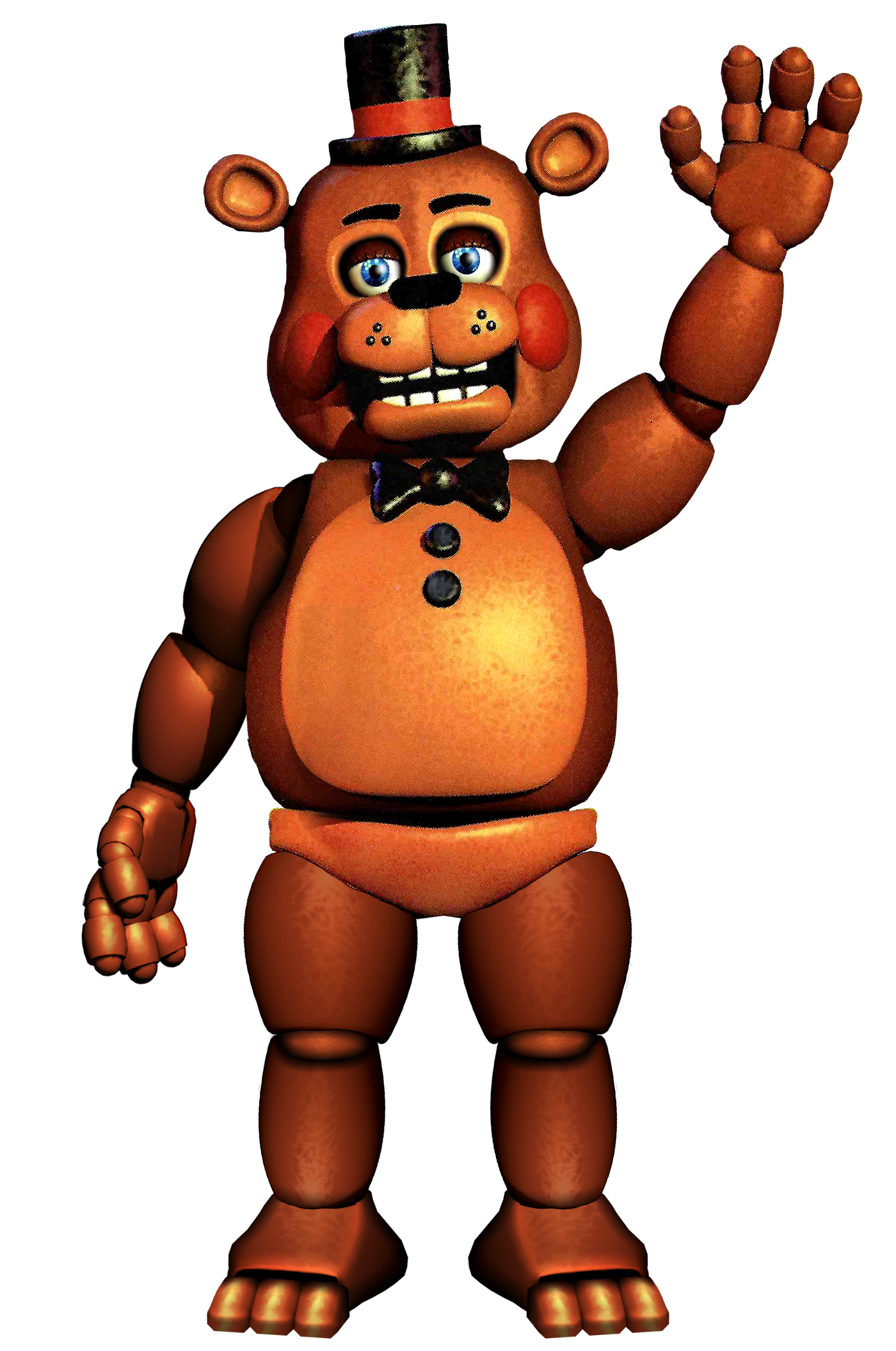 3D Render: Withered Freddy Transparent by MegaMario2001 on DeviantArt