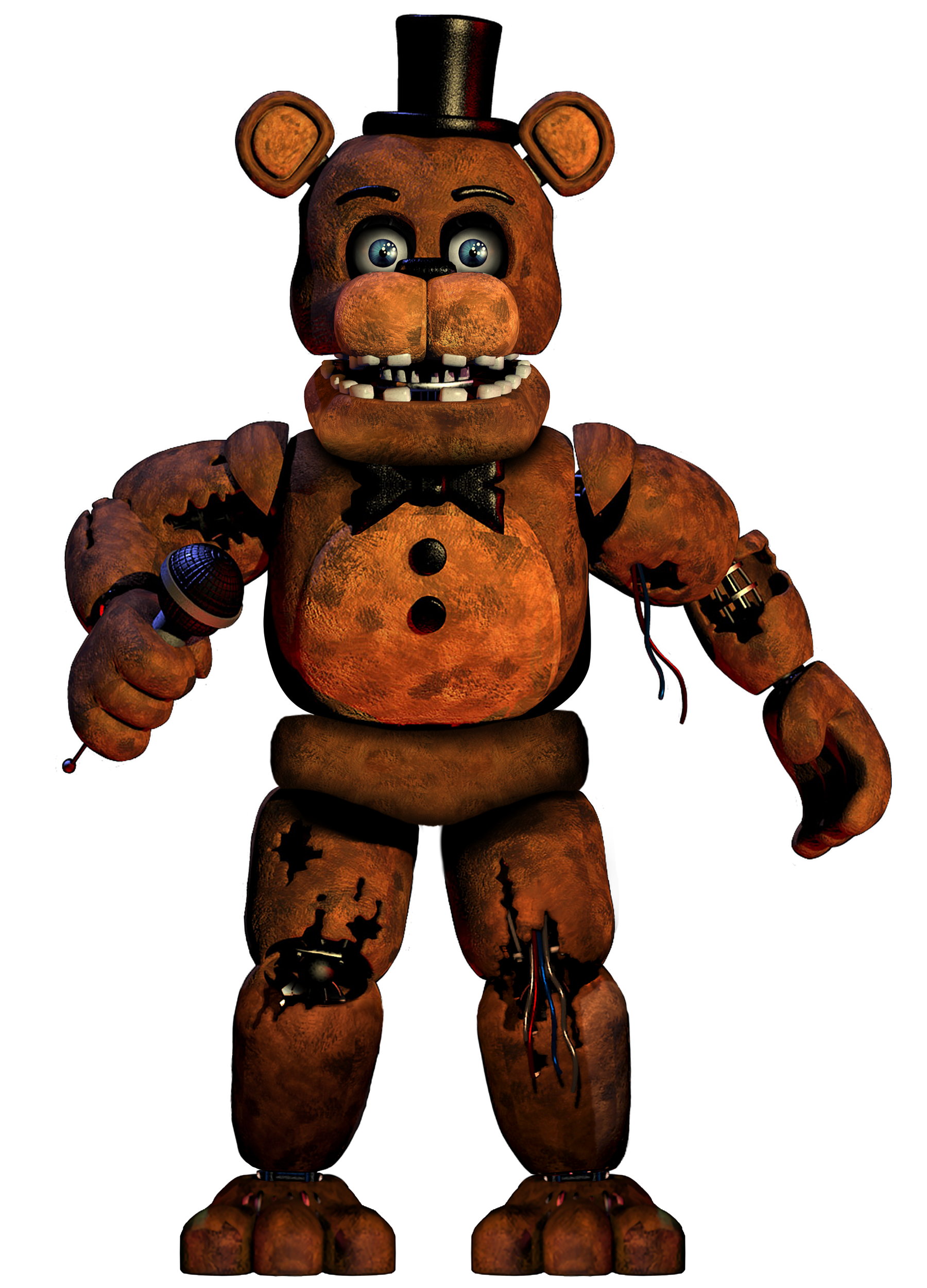 Download Editwithered Fredbear - Fnaf Withered Freddy Full Body