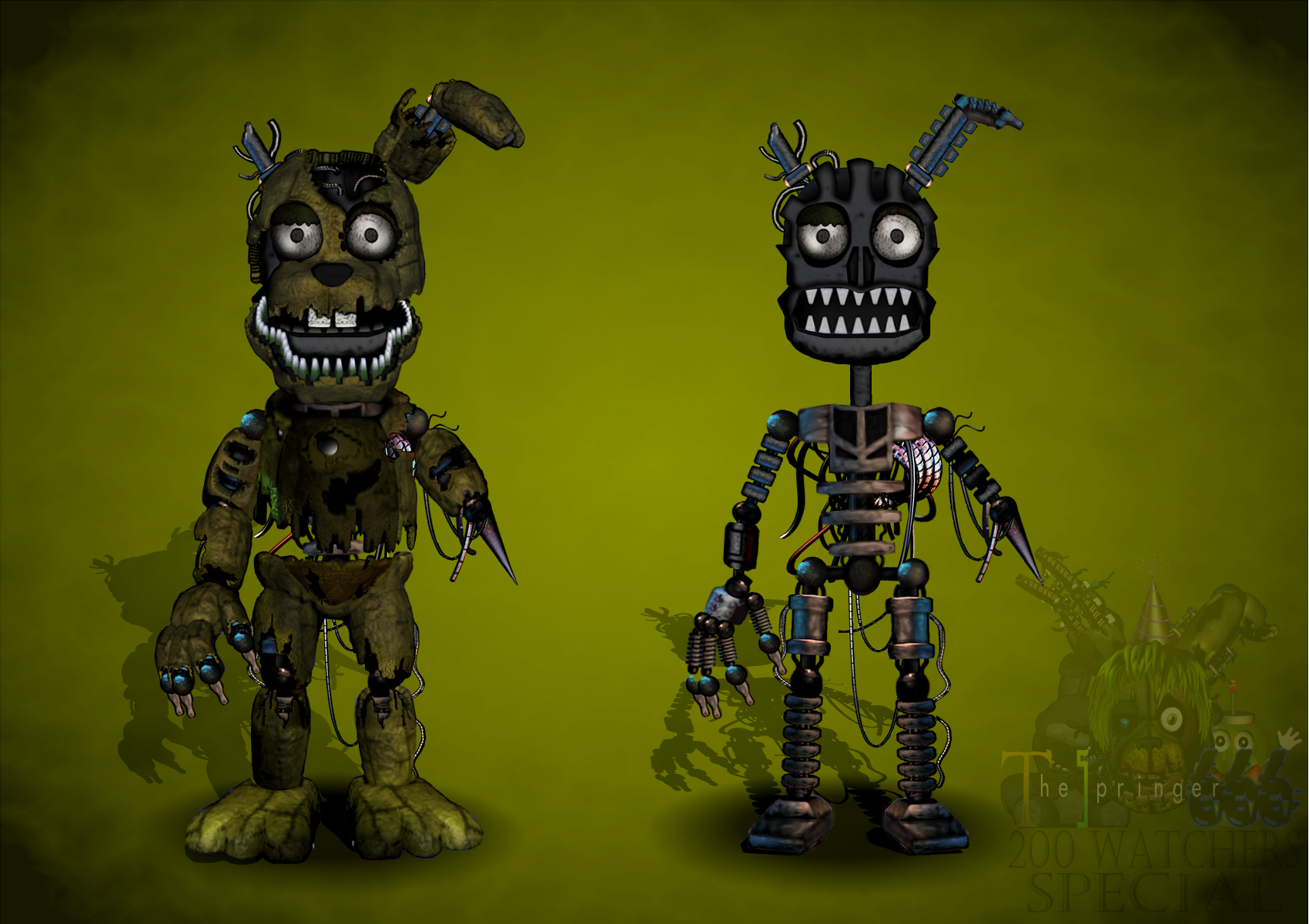 plush scraptrap V2 by thespringer666 on DeviantArt