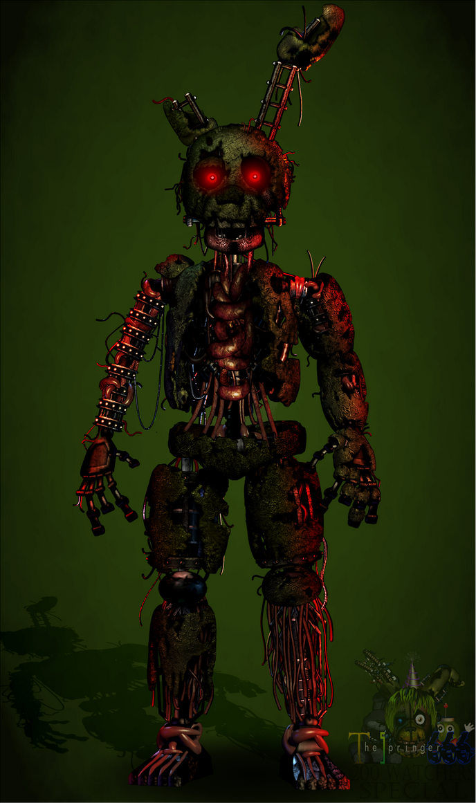 Springtrap V2 ignited springtrap V2 by thespringer666 on DeviantArt