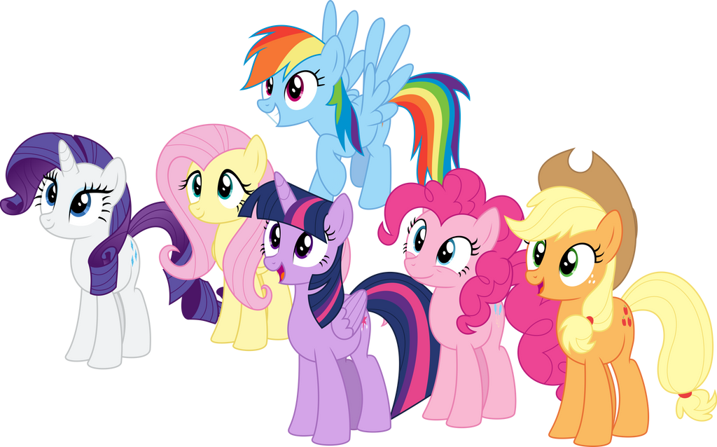 Mane 6 Simple by Aethon056