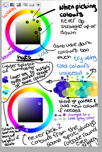 Colour palette tutorial