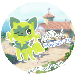 Grass starter Pokemon Sprigatito