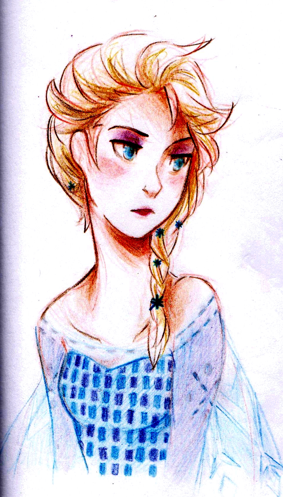 Frozen Doodle - Elsa