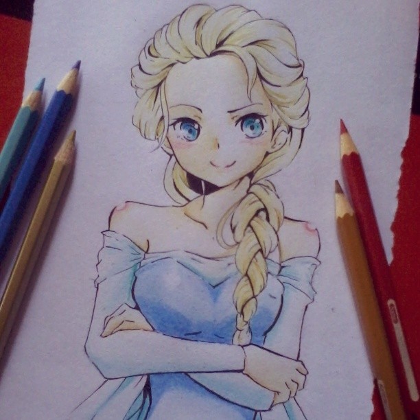 Elsa Anime Version