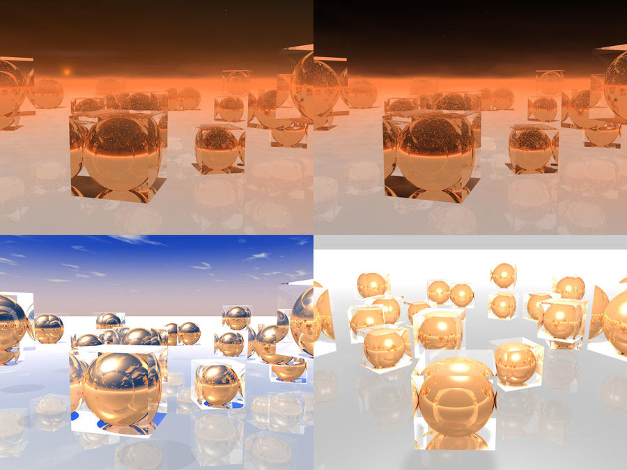 Glass Cubes of Spheres