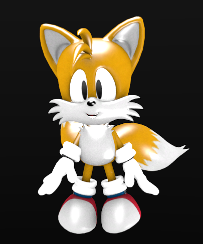 Cute Classic Tails RENDER by MatiPrower on DeviantArt