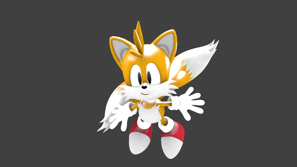 Classic Super Tails Render by JXDendo23 on DeviantArt