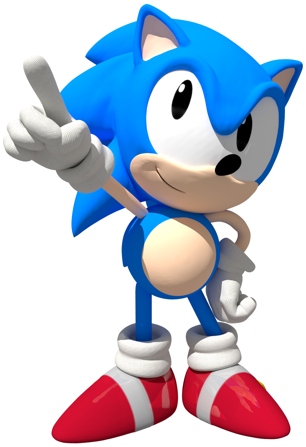 Classic Sonic Render by Peppermint08 on DeviantArt