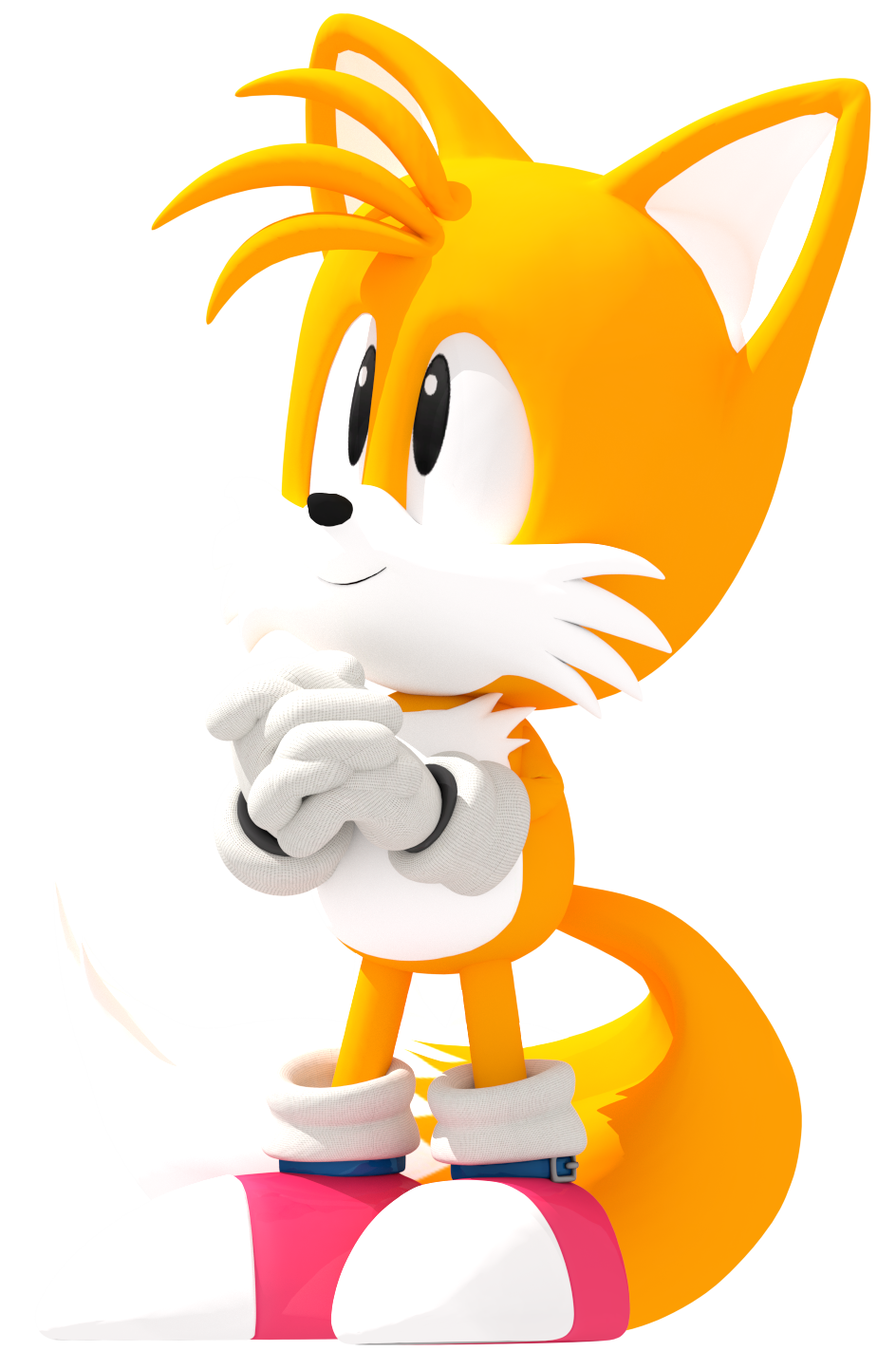 Cute Classic Tails RENDER by MatiPrower on DeviantArt