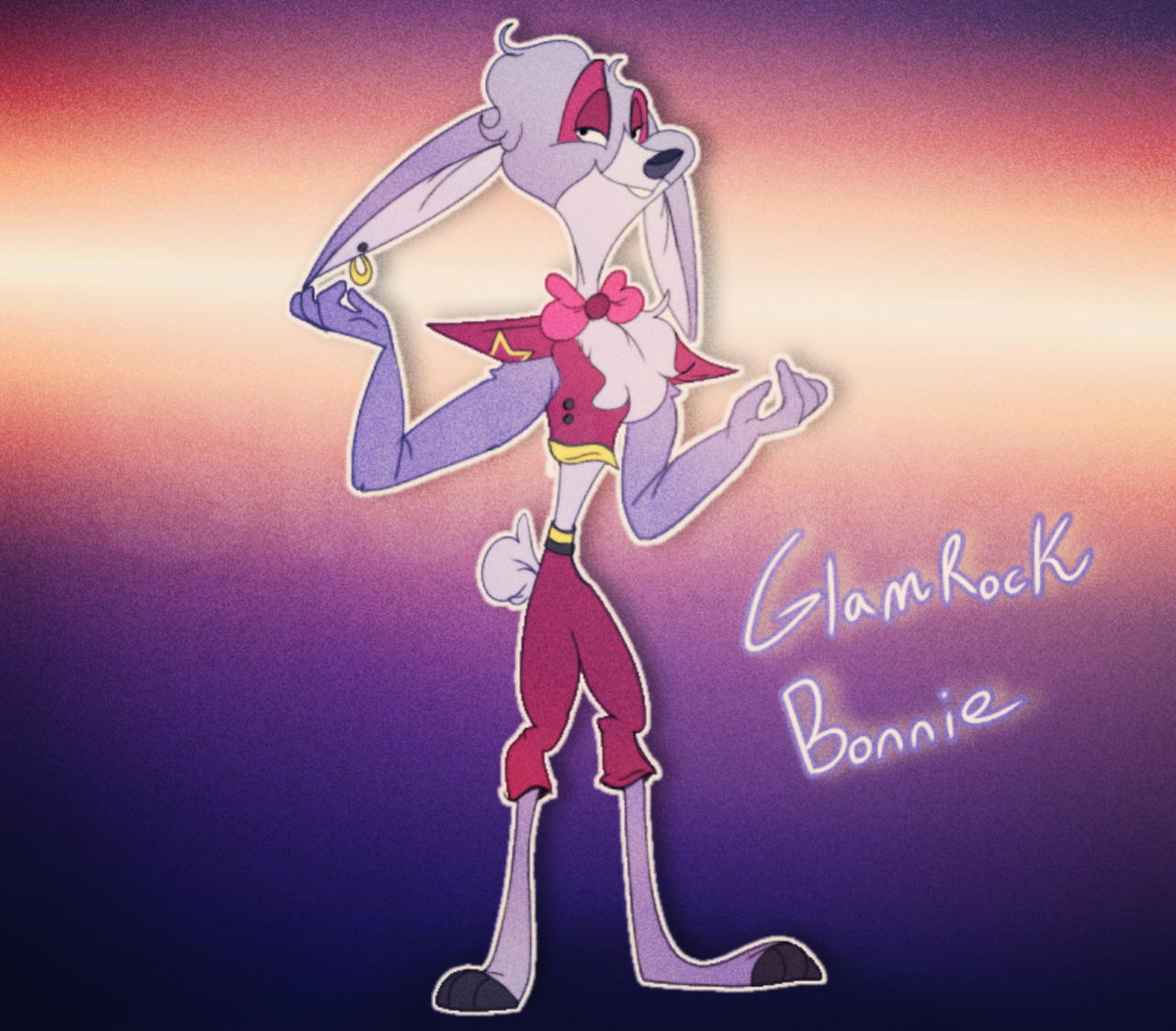 Glamrock Bonnie (FNAF AU) by Royal2014 on DeviantArt