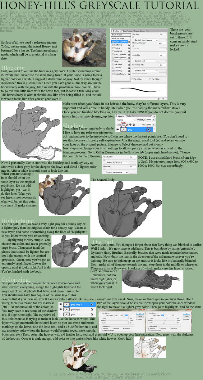 Grey Scale Activity Greyscale Tutorial by Honey-Hill on DeviantArt