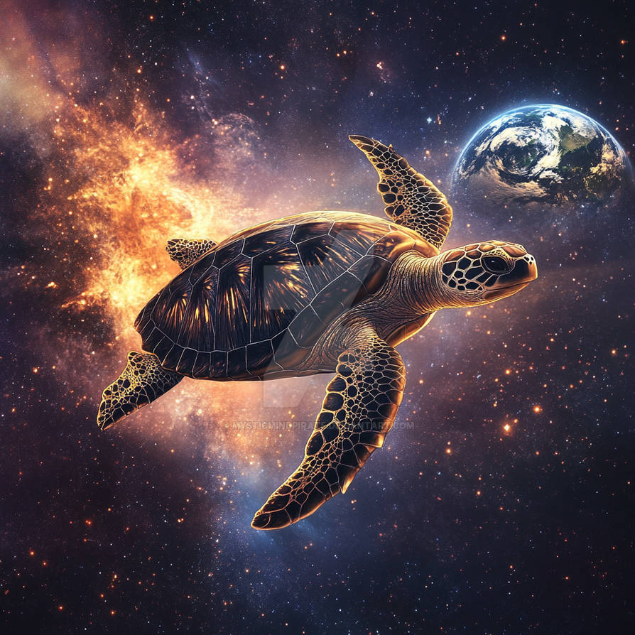 Planetary Turtle Cosmic turtle by mysticmindpirate on DeviantArt