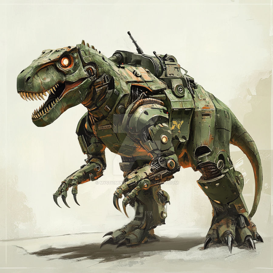 T-rex mech suit by mysticmindpirate on DeviantArt