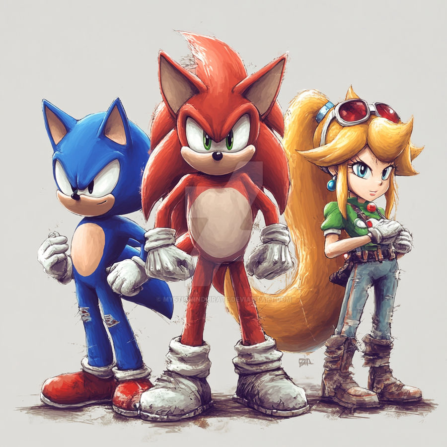 Sonic Tails Knuckles By Mysticmindpirate On DeviantArt sonic-tails-knuckles-by-mysticmindpirate-on-deviantart