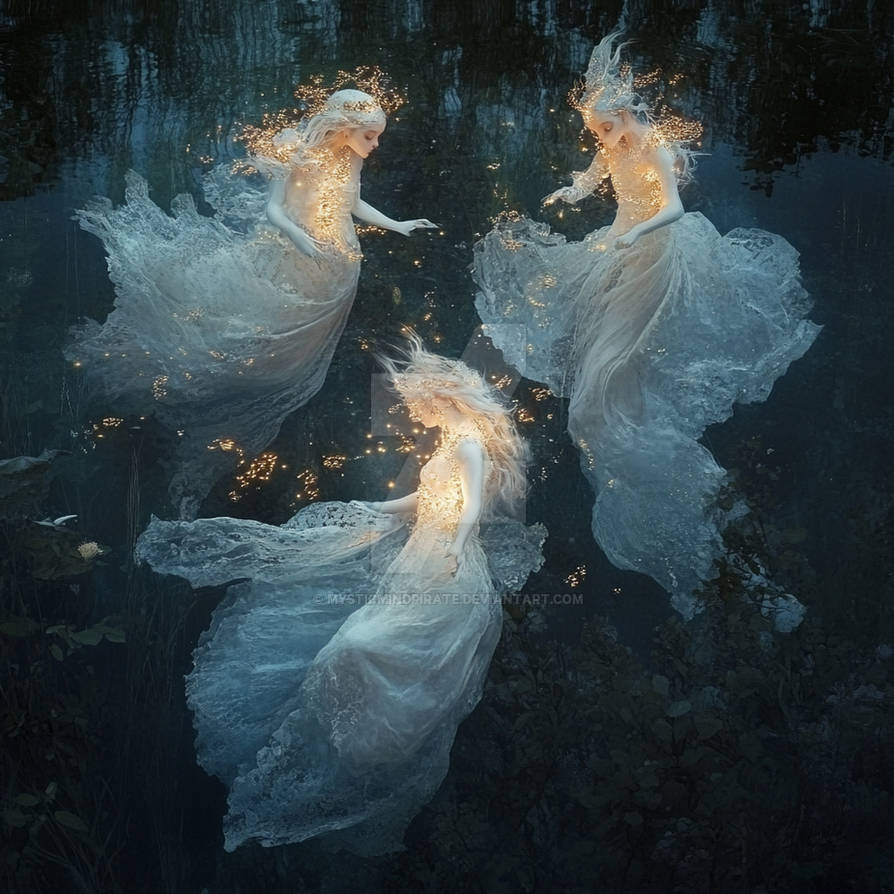 Pre Nymph Rusalky spirits Nymphs by mysticmindpirate on DeviantArt