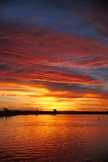 Sunset in New Zealand