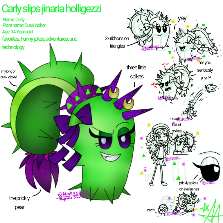 Carly the dusk lobber Pvz oc by Miqkaela08 on DeviantArt Carly the dusk lobber Pvz oc by Miqkaela08 on DeviantArt