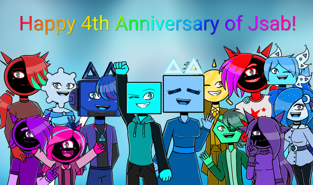 Happy 4th Anniversary Day of Jsab! by Miqkaela08 on DeviantArt
