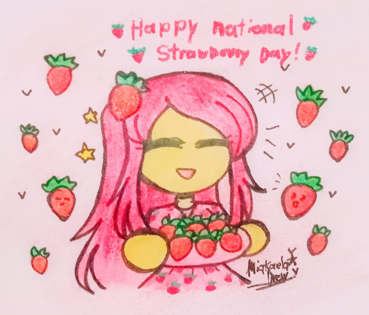Happy Strawberry Day! by Miqkaela08 on DeviantArt