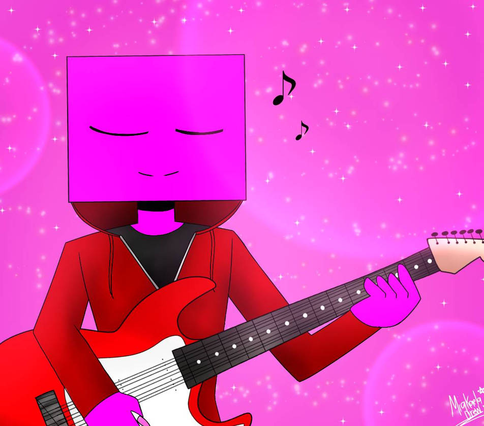 Eli playing with electric guitar by Miqkaela08 on DeviantArt