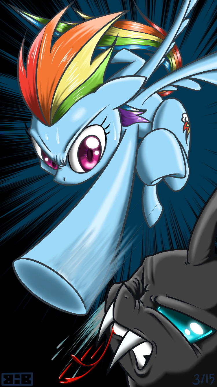 BHB Smartphone Wallpaper - Rainbow Punch