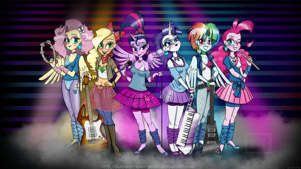 MLP - Mane 6 80s Band (Redux)