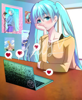 miku getting likes