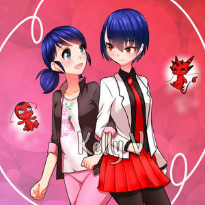 marinette  kagami BFF