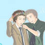 Destiel: Flower crown