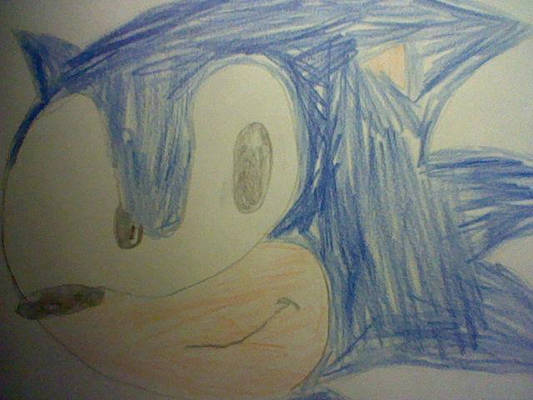 Sonic hand drawn