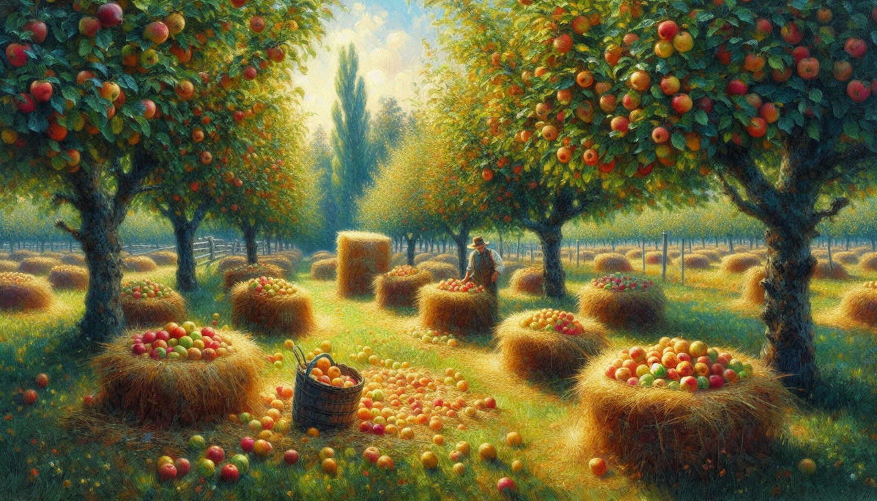 Two for one- Haystack and Orchard by BMS-Art69 on DeviantArt
